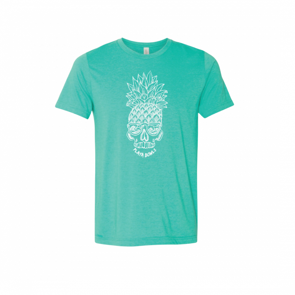 Mint Pineapple Skull T-Shirt