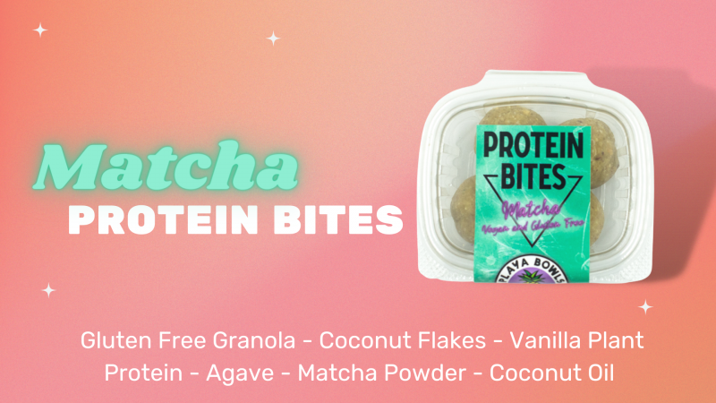 matcha protein bites photo