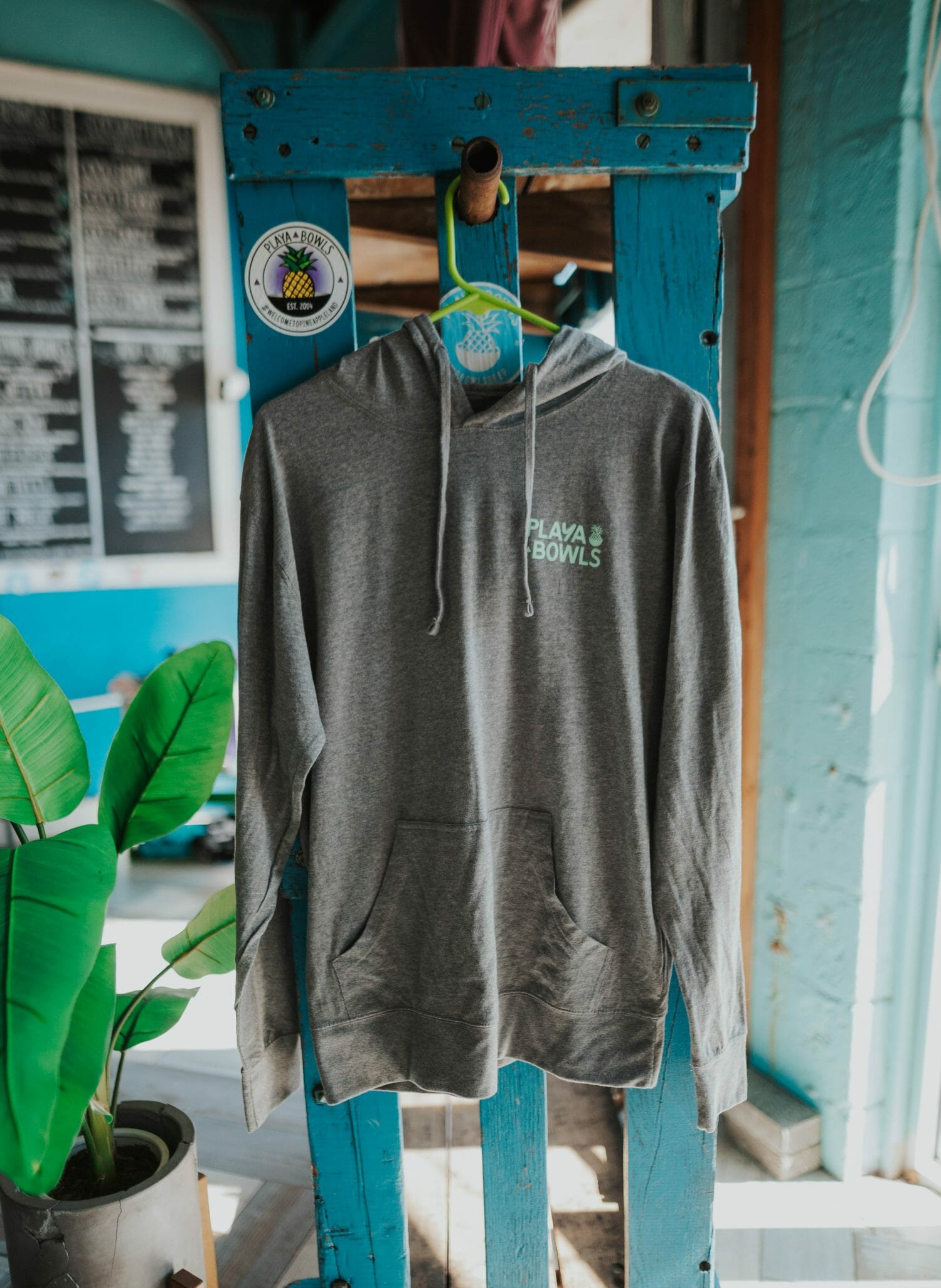 Stacked Palms Hooded Tee 1