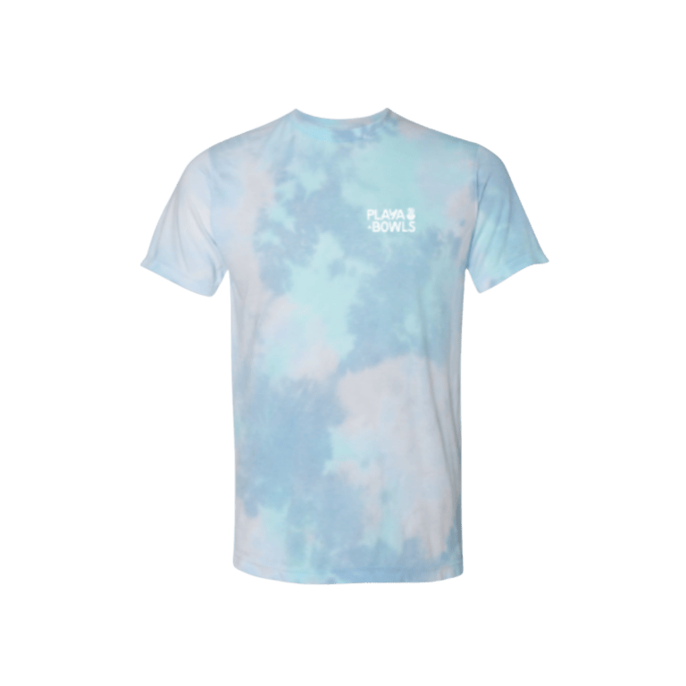 turquoise tie dye shirt