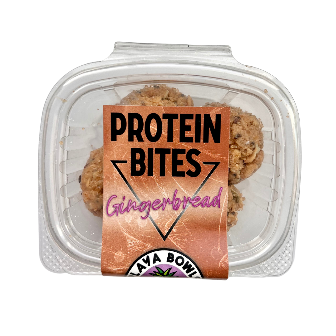 Gingerbread Protein Bites